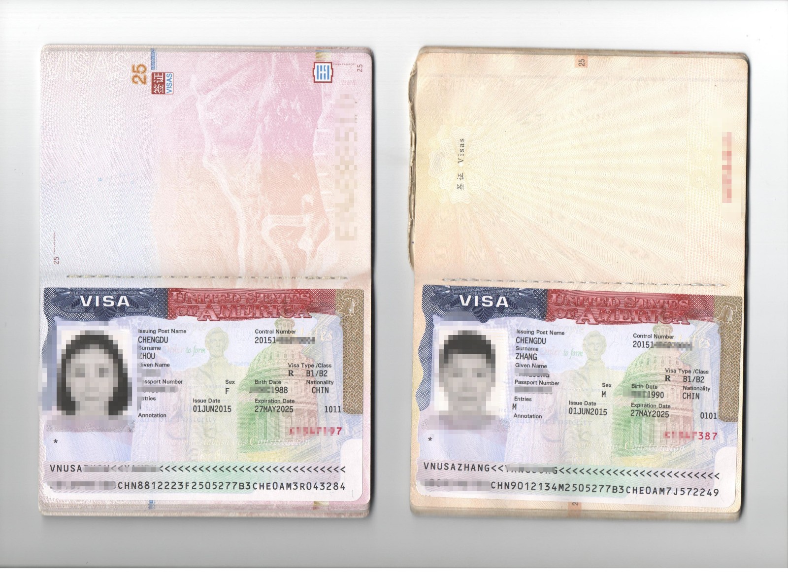 美国旅游签证（度蜜月，只去过东南亚）